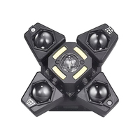 Projecteur de scène disco transfrontalier dynamique à quatre bras laser et LED IP65 avec tête mobile rotative et faisceau lumineux coloré