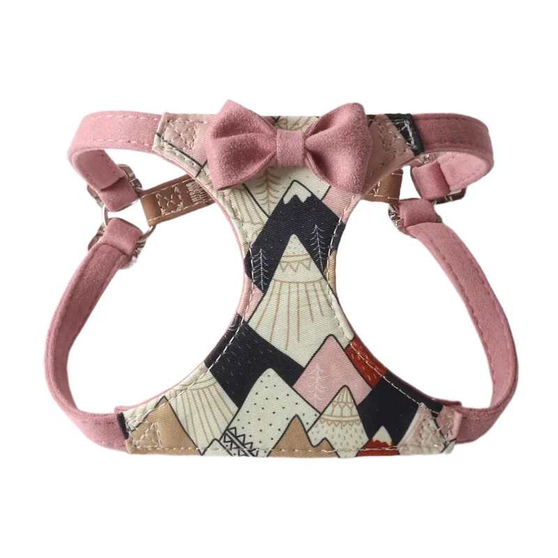 Harnais gilet rose