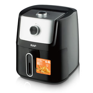 Freidora de aire caliente antiadherente clásica barata para hornear en casa de 6,6 l, freidoras de aire eléctricas sin aceite - Product Image 2