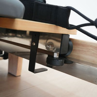 Reformer de Pilates en bois de chêne de qualité commerciale, pliable, certifié CE/ISO, pour studio de Pilates professionnel