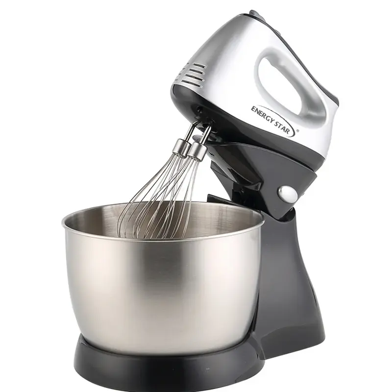 hot selling hand mixer with stainless steel bowl and 6 speeds settings plus TURBO button Egg Beater Chinese supplier