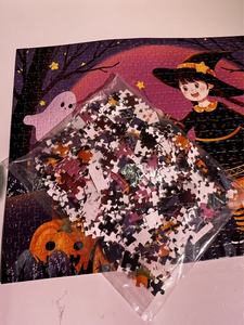 Halloween Phù Thủy Và Vạc Giấy Ghép Hình Câu Đố 500 Mảnh DIY Phim Hoạt Hình Đồ Chơi Cho Lễ hội Vui Vẻ Và Trang Trí Nội Thất - Product Image 3