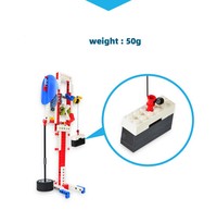 Juego de bloques de construcción modelo 73090b para niños, juguete de construcción con hoyuelos sellados en los extremos, Serie Técnica, 2x6x2, con fondo de peso, 9686