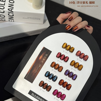 SUUSEEGEL Nouvelle Collection Automne Hiver 10 Couleurs Brun Clair De Lune Cat Eye Gel Set Soleil Flottant Cat's Eye Uv Gel Vente en Gros