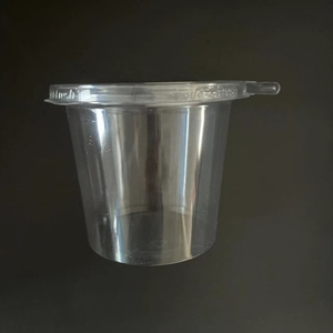 24 once personalizzato Eco Friendly Taza biodegradabile Con Tapa salsa per immersione Dispenser piccoli piattini per porzioni tazze - Product Image 6