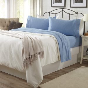 Parure de lit en <span class=keywords><strong>Jersey</strong></span> 100% coton, avec <span class=keywords><strong>housse</strong></span> de couette/drap-<span class=keywords><strong>housse</strong></span>/2 taies d'oreillers, 4 pièces - Product Image 2