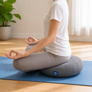 <span class=keywords><strong>Coussin</strong></span> <span class=keywords><strong>de</strong></span> méditation et <span class=keywords><strong>de</strong></span> yoga en coton en forme <span class=keywords><strong>de</strong></span> citrouille, démontable et lavable, doux et portable pour une relaxation zen - Product Image 3