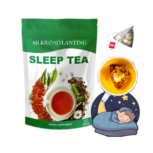 Thé Herbal au Lavande et à la Camomille pour le Sommeil, Apaisant, Antioxydant, Aide à la Relaxation, Sachet de Thé Personnalisable - Product Image 1