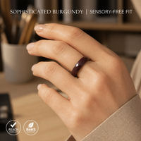 Bague en céramique multiforme marron café 6 mm, étanche, résistante à la transpiration, hypoallergénique, bijoux d'extérieur, fabrication usine