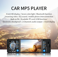 Reproductor mp5 con pantalla HD de 4 pulgadas para coche, radio con pantalla de 4 pulgadas, manos libres, BT, 1DIN, 12V, 5888