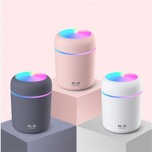 300ml Atmosfera Romantica Lampada Variopinta Nebbia Fredda Ultrasuoni Olio Essenziale Diffusore Umidificatore - Product Image 2