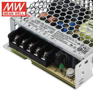 LRS-75-12 Industrial Functional <b>Switching</b> Power Supply 85-264VAC Input <b>12V</b> Output 72W 6A 89% Efficiency 3-Year Warranty - Product Image 2
