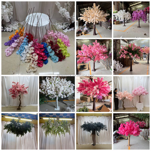 Lustre LEDA blanc en glycine artificielle, arrangement suspendu de glycine, plante décorative pour plafond de salle de mariage et événements - Product Image 5