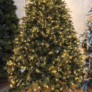 2024 nouveau modèle <span class=keywords><strong>sapin</strong></span> canadien Nobles pin arbre de noël écologique haut de gamme décorations pour la maison plein PE brillant pour noël - Product Image 6