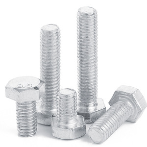 Vis à tête hexagonale Hao Xiang Hao Jin M3 M4 M6, zinguées, filetage complet, grade A, niveau 4.8, norme GB30, fixations - Product Image 2