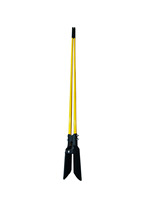 Pioche à piquets isolée à manche en fibre de verre haute tension, outil de creusement manuel à double lame, équipement de sécurité pour électriciens