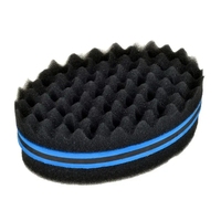 Peigne Brosse Éponge Ovale Double Face Prix Abordable pour Boucles Ondulées et Cheveux Frisés, Outil d'Entretien pour Perruques et Chevelures Hommes