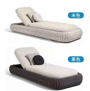 2025 étanche nordique extérieur PE <span class=keywords><strong>rotin</strong></span> lit chaise longue <span class=keywords><strong>salon</strong></span> de soleil pour cour <span class=keywords><strong>jardin</strong></span> hôtel loisirs Chaise longue meubles - Product Image 5