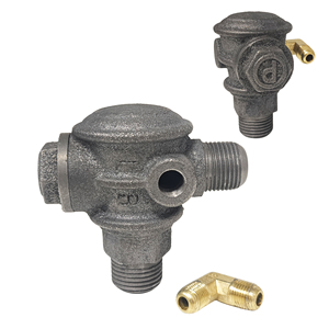 Válvula de Retención Cuadrada de Hierro Premium de 1 Pulgada con Rosca Fina y Puerto Lateral para Compresor de Aire -001 - Product Image 1
