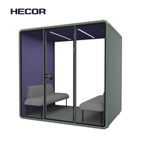 Vente directe d'usine Modèle L Cabine de bureau avec un design intelligent pour les réunions et les appels confidentiels