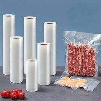 28*500cm Offre Spéciale sans BPA sac de scellage en plastique sous vide pochette d'emballage alimentaire PA PE sacs sous vide rouleau alimentaire sous vide