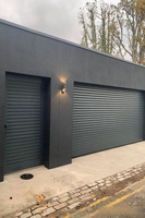 Porte à enroulement motorisée en acier galvanisé robuste, avec revêtement en poudre, télécommande électrique, taille personnalisée, sur mesure