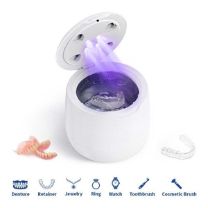 เครื่องทำความสะอาดอัลตราโซนิก UV ขนาด 320 มล. สำหรับรีเทนเนอร์ ฟันปลอม เครื่องประดับ มีบริการ OEM - Product Image 4