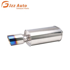 Xe tăng cường âm thanh silenziatore phổ tự động 8.5 "cơ thể hình bầu dục <span class=keywords><strong>Muffler</strong></span> bị cháy màu xanh lời khuyên thép không gỉ exhaust <span class=keywords><strong>muffler</strong></span> - Product Image 1