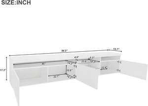 ตู้วางที<span class=keywords><strong>ว</strong></span>ีไม้ปาร์ติเคิลบอร์ด, <span class=keywords><strong>ชั้น</strong></span><span class=keywords><strong>ว</strong></span>างที<span class=keywords><strong>ว</strong></span>ีทันสมัยพร้อมไฟ LED ควบคุมผ่านแอป, <span class=keywords><strong>ชั้น</strong></span><span class=keywords><strong>ว</strong></span>างที<span class=keywords><strong>ว</strong></span>ีพร้อม<span class=keywords><strong>ชั้น</strong></span><span class=keywords><strong>ว</strong></span>างกระจกสำหรับห้องนั่งเล่น - Product Image 2