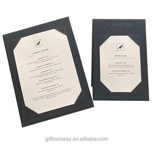NOUVEAU Table A4 Stand <span class=keywords><strong>Menu</strong></span> Covers <span class=keywords><strong>Restaurant</strong></span> - Product Image 3