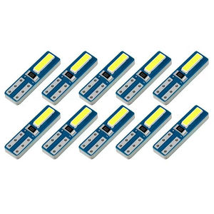 Ampoule LED T5 7020 2SMD W3W W1.2W à culot en coin pour éclairage intérieur de tableau de bord de voiture - Product Image 1