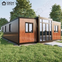 Meilleure vente Maison mobile pliable de 20 pieds facile à assembler Petite maison préfabriquée 2-4 chambres à coucher extensibles Salon Centre commercial