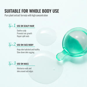 Label pribadi Vitamin E minyak pertumbuhan pelembab perawatan rambut minyak Argan perawatan kapsul minyak <span class=keywords><strong>Rosemary</strong></span> kapsul Vitamin rambut - Product Image 2