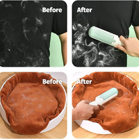 Gants et rouleaux écologiques en plastique pour enlever les poils d'animaux, attrape-poils facile à utiliser pour chats et chiens, accessoire de nettoyage et de toilettage