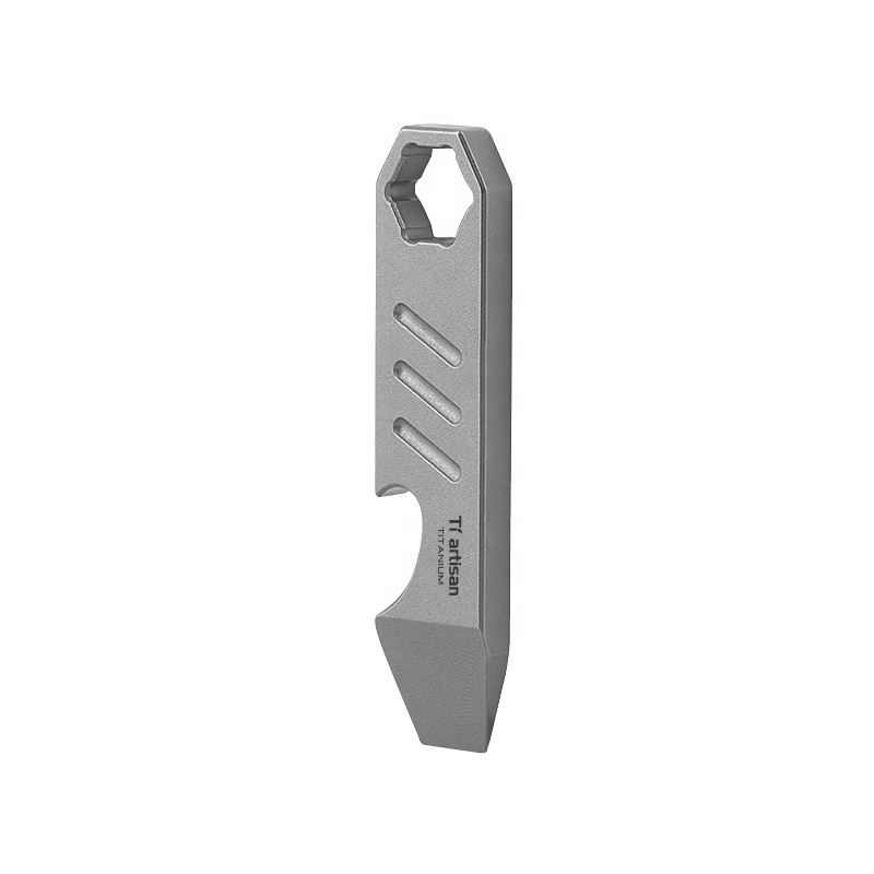Ouvre-bouteille Multifonction Titane EDC - Outil Barre De Levier Camping Survie