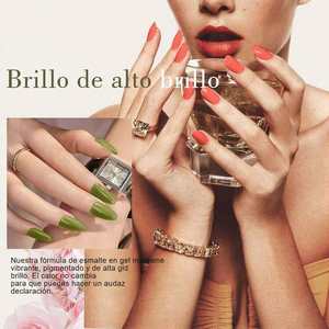 Ensemble de 12 vernis à ongles en gel GAOY, gel coloré UV LED pour nail art, à retirer par trempage - Product Image 5