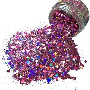 Glitter Colorido Chunky para Corpo, Rosto e Olhos, 8 Gramas, Popular em 2024, Bolsa de Glitters Cosméticos para Decoração de Natal e Festa à Fantasia - Product Image 5