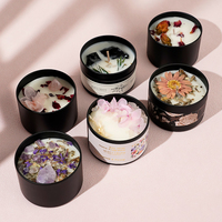 Beliebtes Design 2025 Neues Design Handgemachte Sojawachs-Glaskerzen Aromatherapie Duftkerze Thanksgiving Luxus Modern