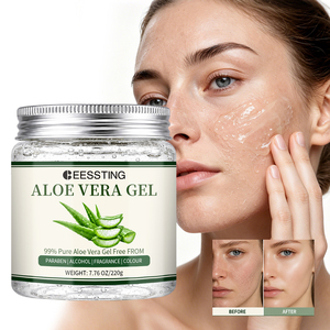 Gel de Aloe Vera Orgánico para el Cuidado Corporal, Hidratante Profundo, Reparador de Rojeces por Quemaduras Solares, Sin Aceite, para Piel Sensible, en Oferta - Product Image 1