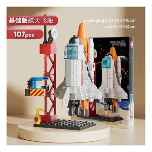 2026 New Arrivals Children Educational Spacecraft Rocket <b>Building</b> Block Toy Mini <b>Models</b> Space Station <b>Building</b> Block Sets - Product Image 1