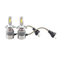 Phare de voiture, ampoule LED C6 H4 H13 9005 9006 H1 H3 H27 881 H11 12V