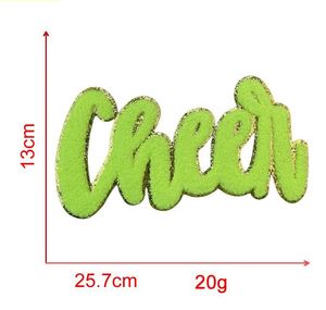 Nouveau Patch Brodé Thermocollant Écologique Grand Format en Chenille/Paillettes Scintillantes pour T-shirts, Sweats à Capuche et Chapeaux - Product Image 4