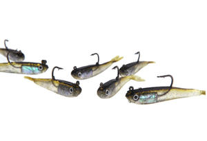 Appât artificiel de haute qualité pour la pêche, matériel de pêche, 8 cm, 2,2 g, leurres de pêche, gris salé, imitation de poisson, appât souple - Product Image 4