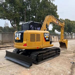 Excavatrice Cat de 8 tonnes 308E2 Pelle hydraulique de 8 tonnes sur chenilles Pelle d'occasion avec système d'émission Tier 4 certifié EPA - Product Image 1
