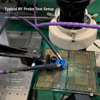 Sonde différentielle Vinstronics DC-67GHz GSGSG à ondes millimétriques, connecteur femelle 1,85 mm, angle 100° 45° pour test SerDes PAM4 112G
