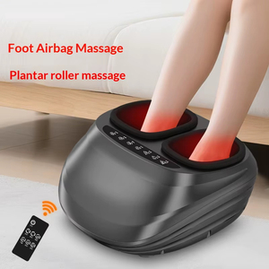 Appareil de massage des pieds transfrontalier entièrement fermé, masseur électrique domestique avec airbag, pétrissage, compresse chaude, massage des pieds sans fil - Product Image 5