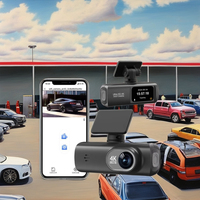 Caméra de tableau de bord HD OEM pour voiture, double objectif 4K+1080P, Wi-Fi, GPS et contrôle par application, surveillance de stationnement 24h/24