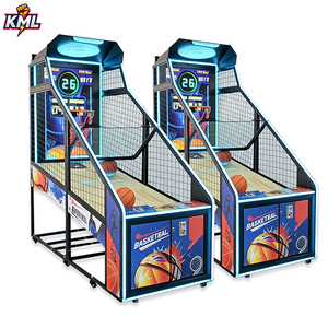 Máquina de <span class=keywords><strong>Baloncesto</strong></span> Arcade <span class=keywords><strong>NBA</strong></span> con Pantalla LCD que Funciona con Monedas, Kit de Balones Personalizados, Certificación CE, Inglés, Metal, Plástico, KML K-1015 - Product Image 1