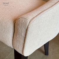EKAR-Chaise de salle à manger rembourrée Vera Luxe | Sièges de luxe personnalisés pour salles à manger modernes