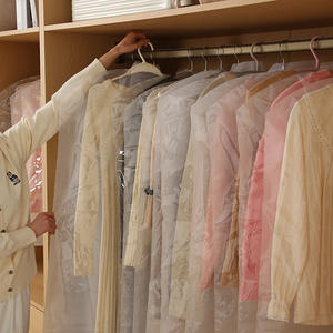 Sacchetti di abbigliamento in plastica trasparente trasparente trasparente trasparente sacchetti per abiti riutilizzabili per la conservazione dell'armadio - Product Image 6